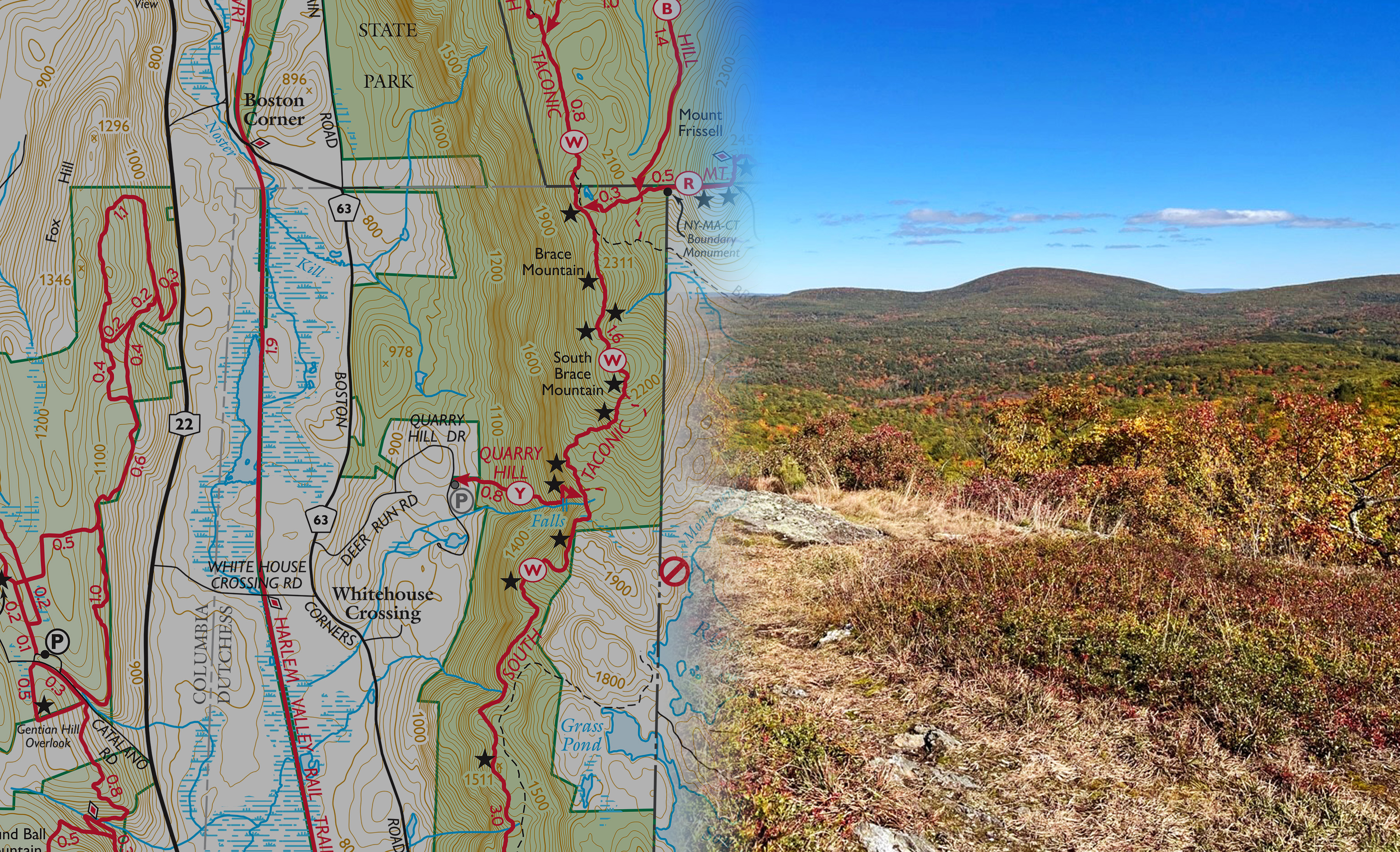 South Taconic Map