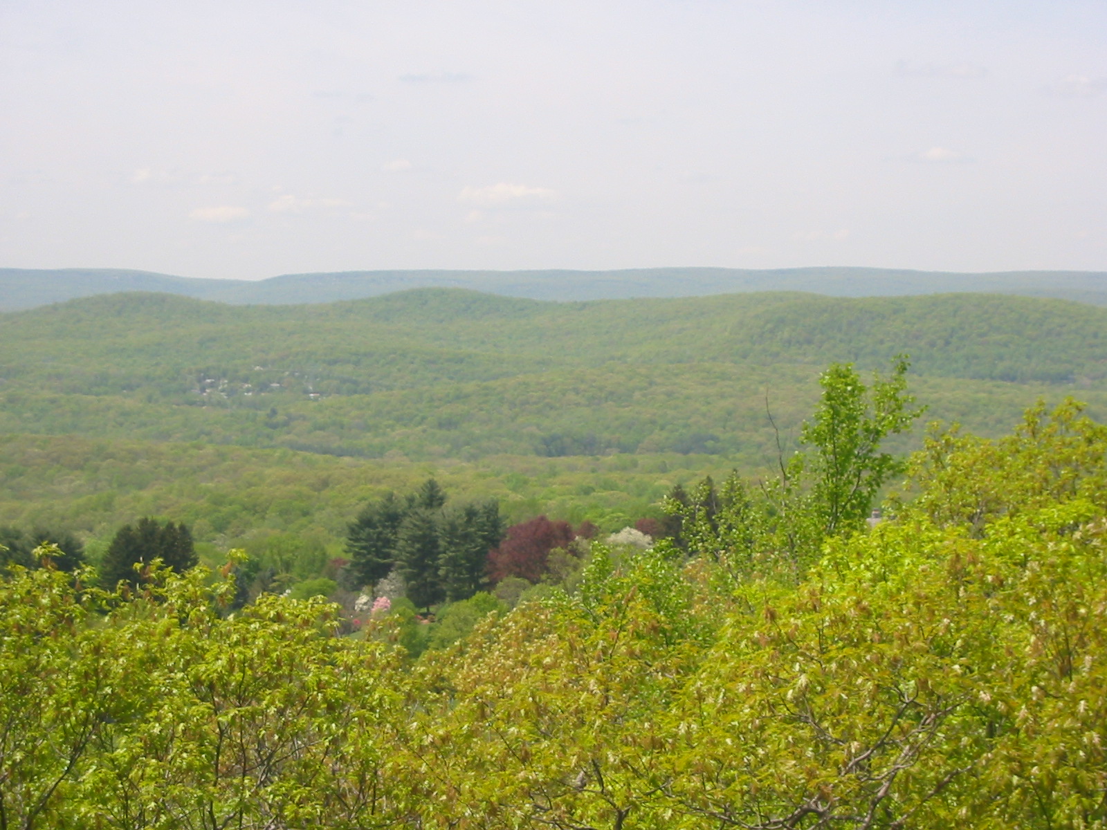 View of Skylands Manor from the Ringwood-Ramapo Trail - Shepherd Lake - Photo by Daniel Chazin