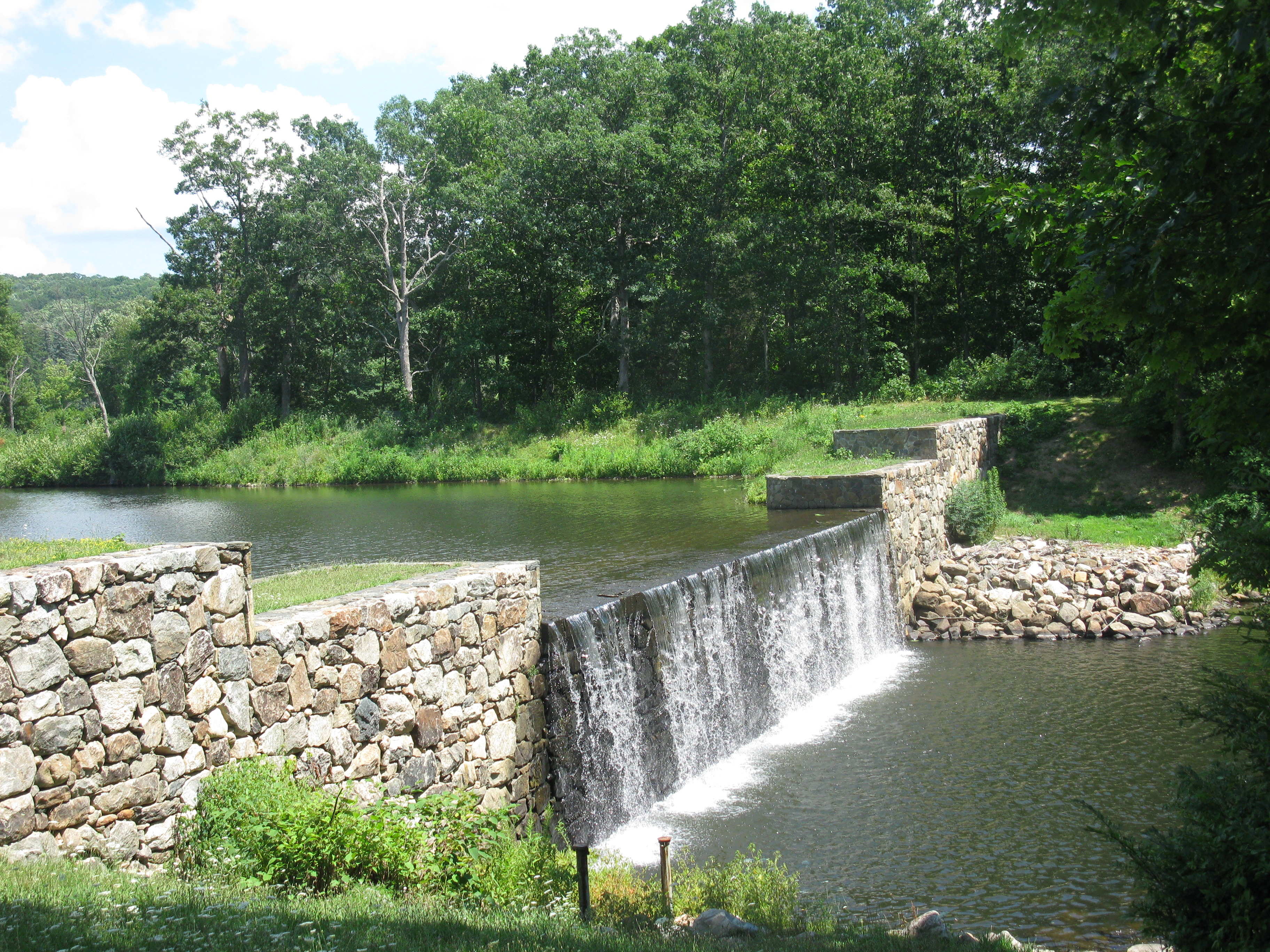 Dam at Sally's Pond - Photo by Daniel Chazin