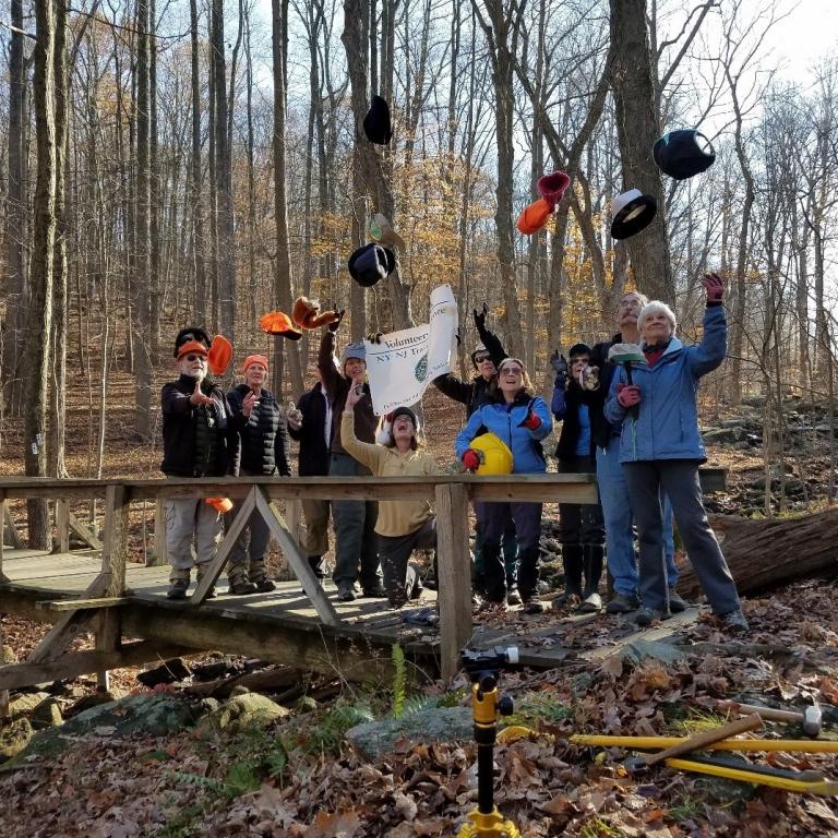 Trail Tramps Trail Crew. Photo by Mary Dodds.