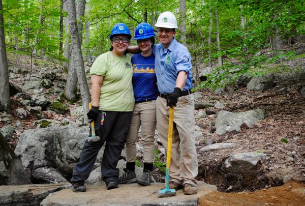 Trail crews make sure your favorite trails are in great shape. Photo credit: Heather Darley