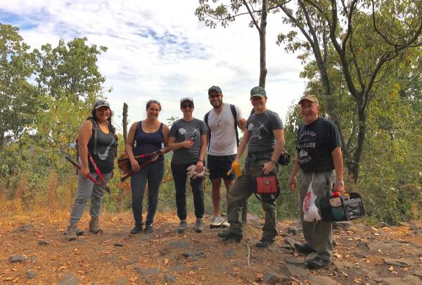 Lenape Trail Volunteers at a Trail Maintenance Workshop.