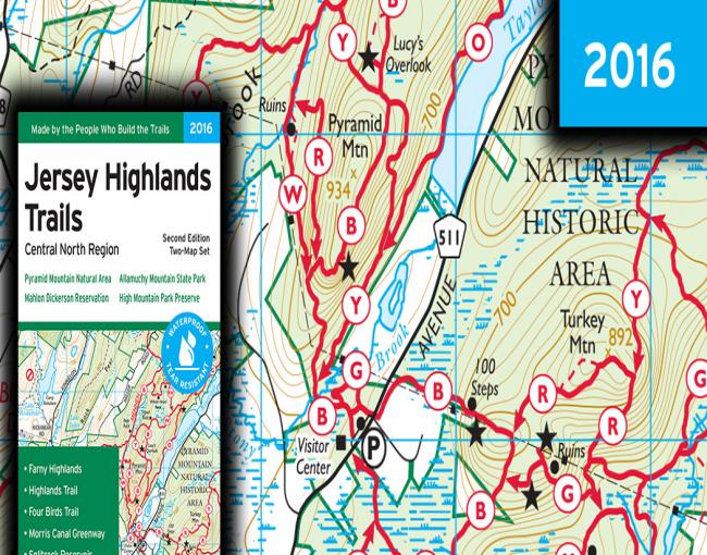 Jersey Highlands Trails Map Sample