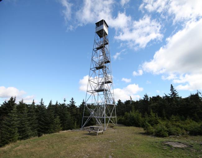 Hunter Mountain Fire Tower. Photo credit - Flickr/ke9tv: Kevin Kenny