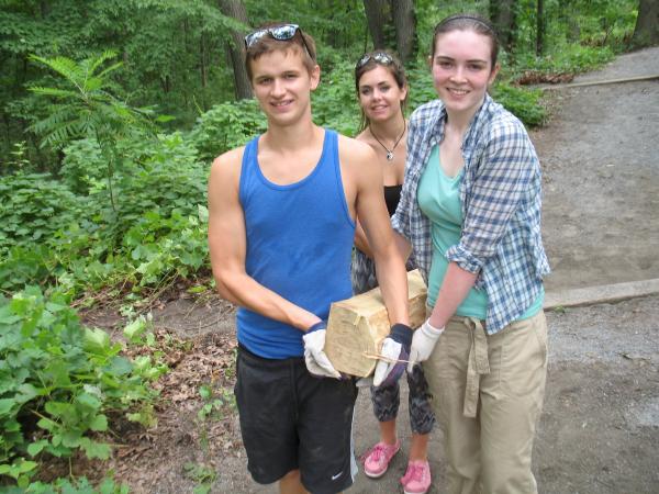 Joshua Foundation volunteers. Photo by Leigh Draper.