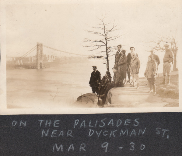 People on Palisades 1930