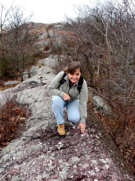 Sona Mason on Schunemunk Mountain.